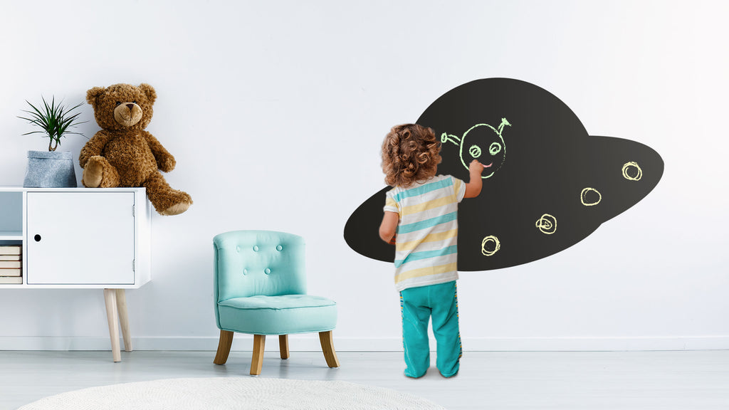 Naklejki na ścianę dla dzieci w kształcie UFO - decoMasters